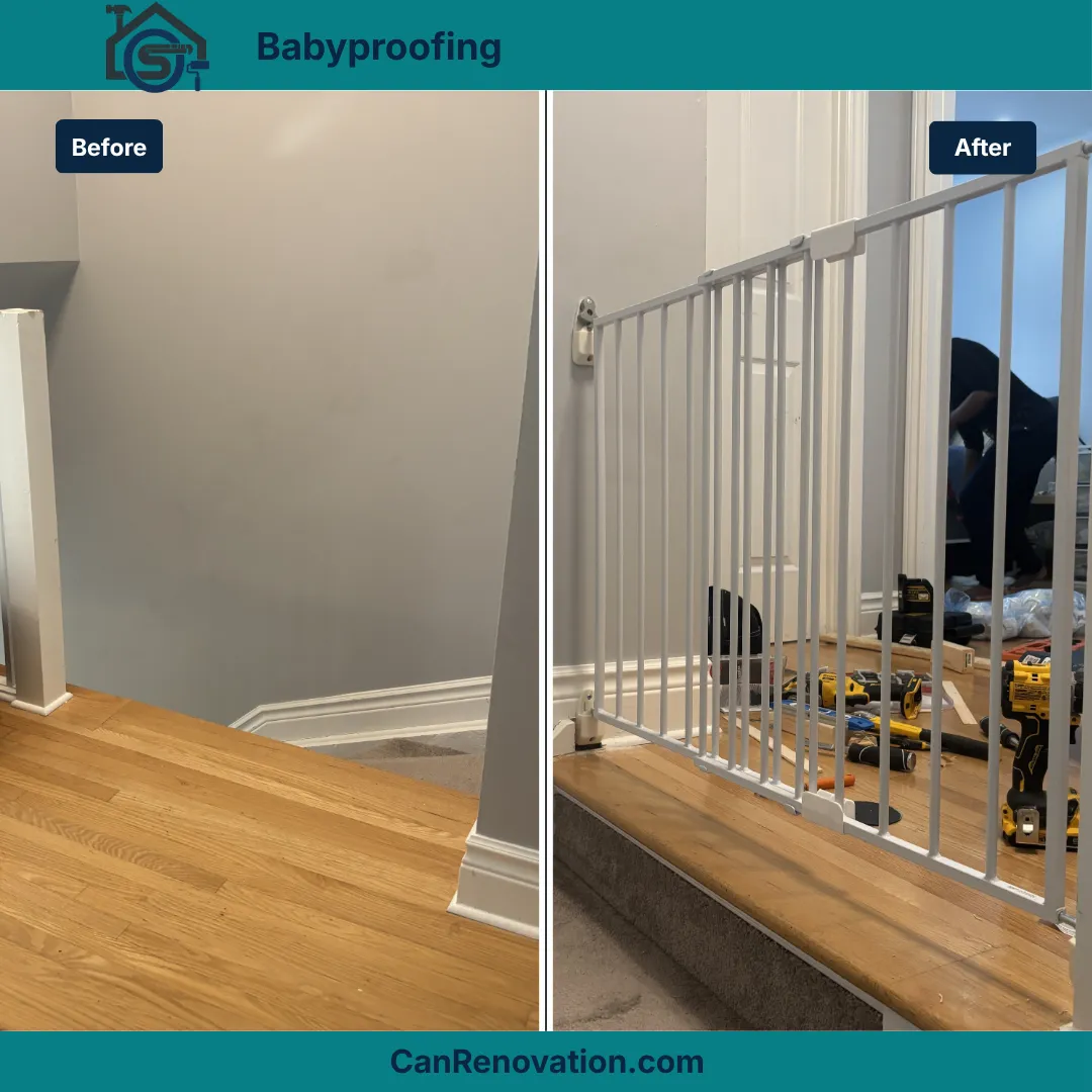 Baby Gate Installation for Stairs – Downtown Toronto